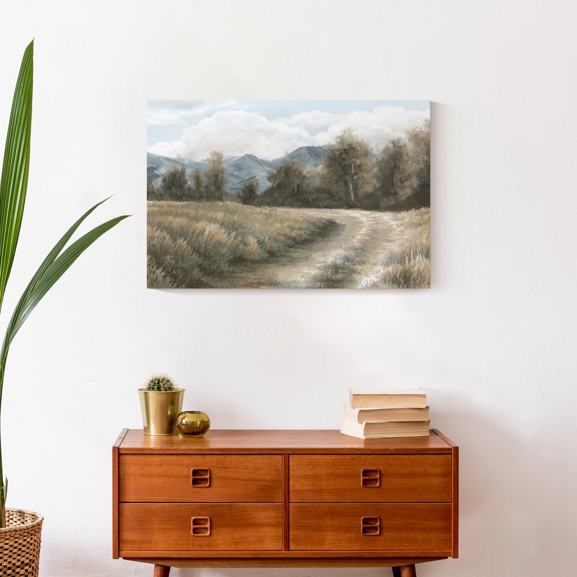 Treeline Mountains 24" x 16" Canvas Wall Art